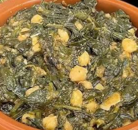 Espinacas esparragadas de Jaén