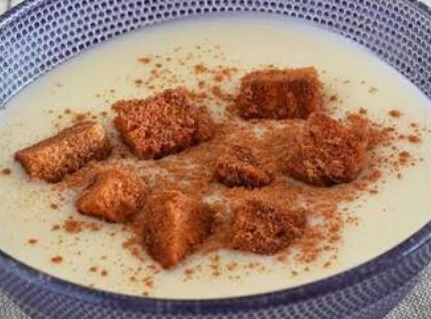 Gachas dulces, postre tradicional de Jaén