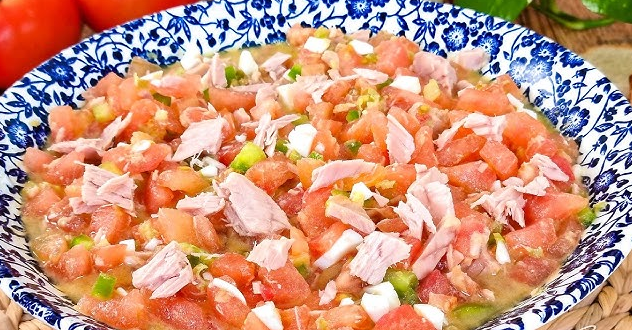Pipirrana, ensalada típica de Jaén